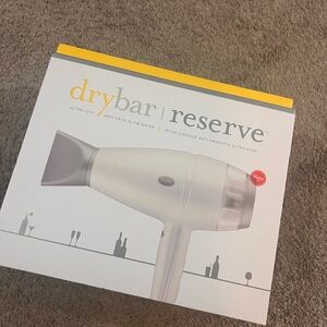 Drybar Reserve Ultralight Hair Dryer in white & Silver